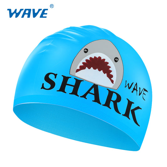 Custom Logo Silicone Cartoon Children Swimming Cap Supplier