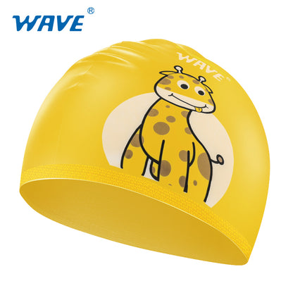 Custom Logo Silicone Cartoon Children Swimming Cap Supplier