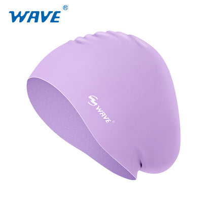 Custom Adult Silicone Long Hair Swim Cap Printing Logo Supplier